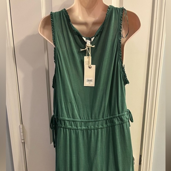 🍀Lucky Brand 🍀green sleeveless tank dress Size XL - Picture 6 of 8